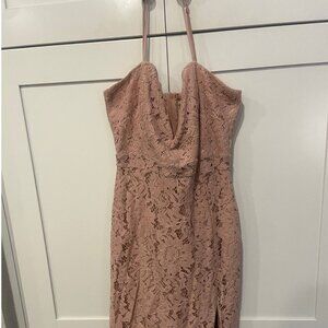 Blush Pink Color Ladies Dress